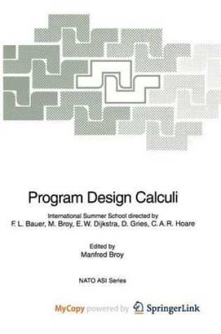 Cover of Program Design Calculi