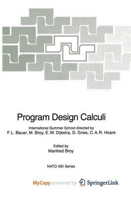 Book cover for Program Design Calculi