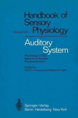 Cover of Auditory System