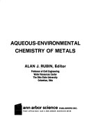 Cover of Aqueous-environmental Chemistry of Metals