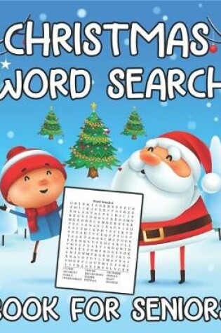 Cover of Christmas Word Search Book for Seniors