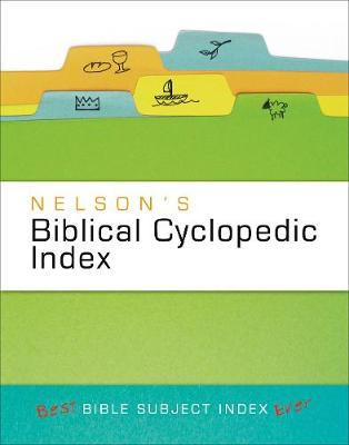 Book cover for Nelson's Biblical Cyclopedic Index