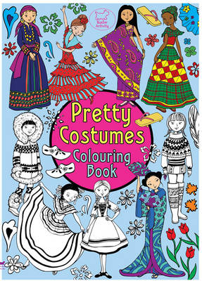 Book cover for Pretty Costumes Colouring Book