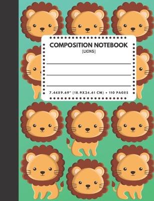 Cover of Composition Notebook Lions