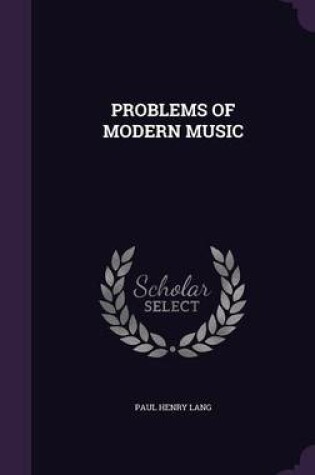 Cover of Problems of Modern Music
