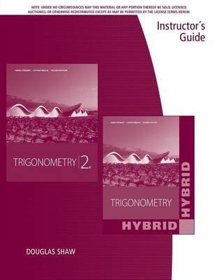 Book cover for IG for Trigonometry, 2e and Trigonometry, Hybrid