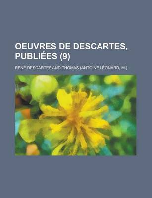 Book cover for Oeuvres de Descartes, Publiees (9)