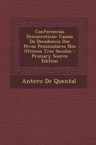 Cover of Conferencias Democraticas