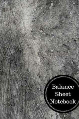 Cover of Balance Sheet Notebook