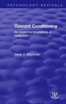 Book cover for Operant Conditioning