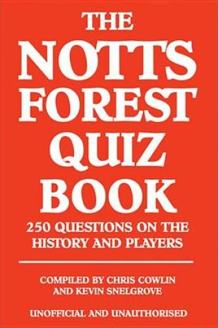 Cover of The Notts Forest Quiz Book