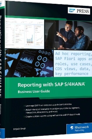 Cover of Reporting with SAP S/4HANA: Business User Guide