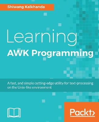 Book cover for Learning AWK Programming