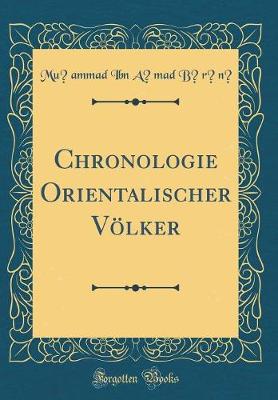 Book cover for Chronologie Orientalischer Völker (Classic Reprint)