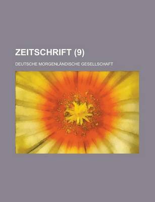Book cover for Zeitschrift (9)