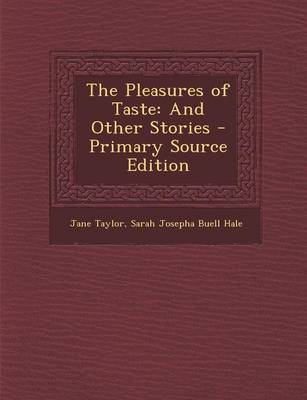 Book cover for The Pleasures of Taste