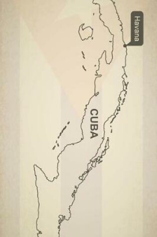 Cover of Outline Map of Cuba Journal