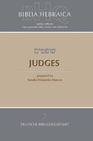 Cover of Biblia Hebraica Quinta Judges