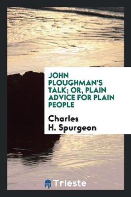 Book cover for John Ploughman's Talk