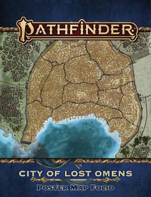 Book cover for Pathfinder Lost Omens: City of Lost Omens Poster Map Folio (P2)