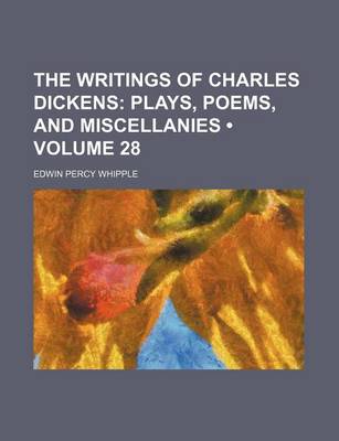 Book cover for Plays, Poems, and Miscellanies Volume 28