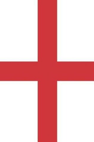 Cover of England Flag Notebook - English Flag Book - England Travel Journal