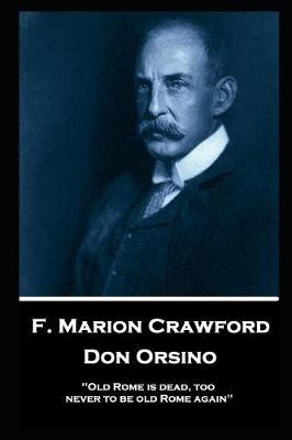 Book cover for F. Marion Crawford - Doctor Claudius. A True Story