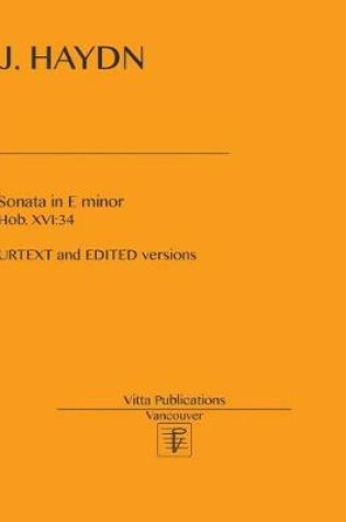 Cover of J. Haydn. Sonata in e minor, Hob. XVI