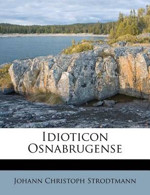 Book cover for Idioticon Osnabrugense