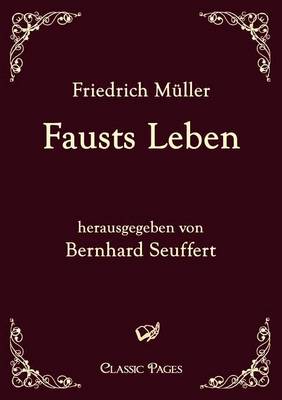 Book cover for Fausts Leben