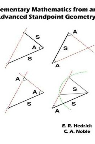 Cover of Elementary Mathematics from an Advanced Standpoint Geometry