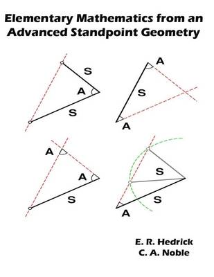 Book cover for Elementary Mathematics from an Advanced Standpoint Geometry