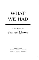 Book cover for What We Had