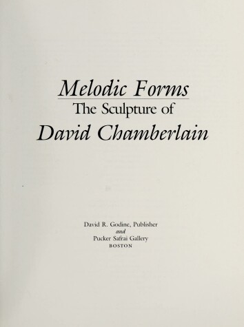 Book cover for Melodic Forms