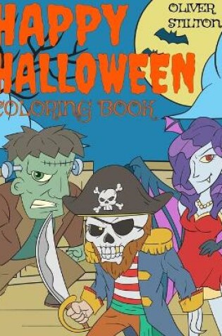 Cover of Happy Halloween Coloring Book