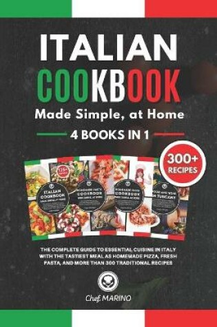 Cover of ITALIAN COOKBOOK Made Simple, at Home 4 Books in 1