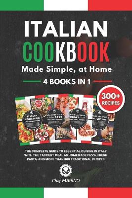 Book cover for ITALIAN COOKBOOK Made Simple, at Home 4 Books in 1