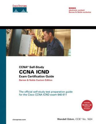 Book cover for CCNA ICND Exam Certification Guide (CCNA Self-Study) Barnes & Noble Custom Edition