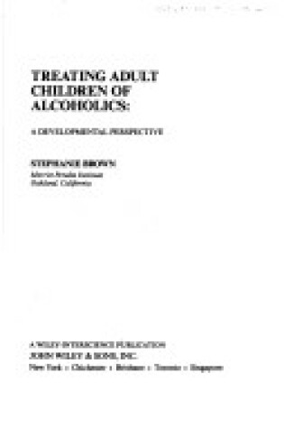 Cover of Treating Adult Children of Alcoholics