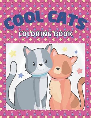 Book cover for Cool cats coloring book