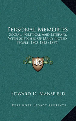 Book cover for Personal Memories