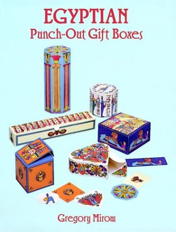 Book cover for Egyptian Punch-out Gift Boxes: Six Boxes with Matching Gift Tags
