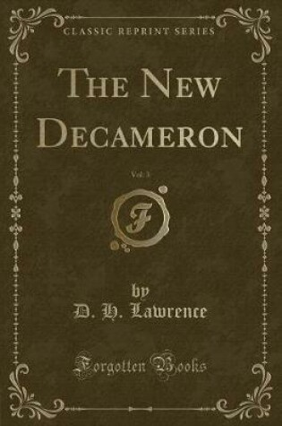 Cover of The New Decameron, Vol. 3 (Classic Reprint)