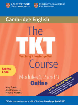Book cover for The TKT Course Modules 1, 2 and 3 Online (Trainee Version Access Code Card)