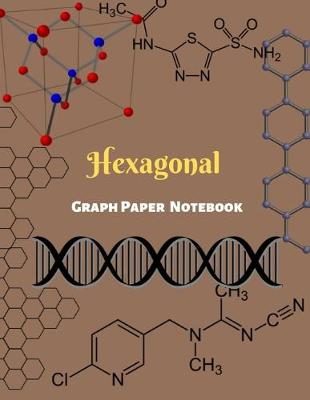 Book cover for Hexagonal Graph Paper Notebook