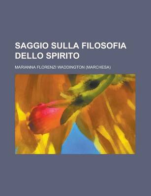 Book cover for Saggio Sulla Filosofia Dello Spirito