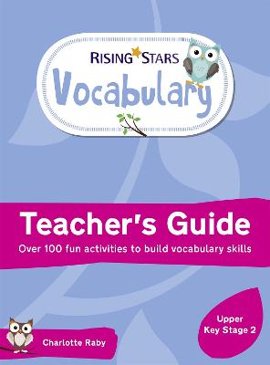 Book cover for Rising Stars Vocabulary: Upper Key Stage 2