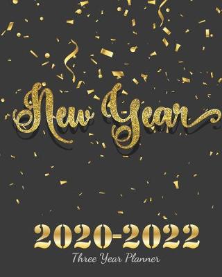 Book cover for 2020-2022 Three Year Planner New Year