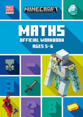 Book cover for Minecraft Maths Ages 5-6