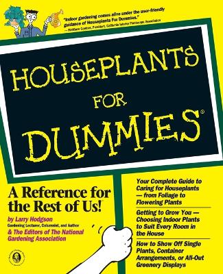 Book cover for Houseplants For Dummies